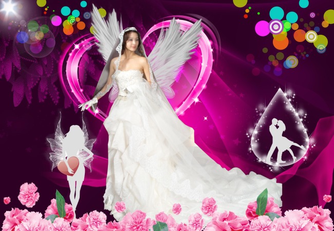 快乐天使-写真模板-全家福|婚纱模板|写真相册