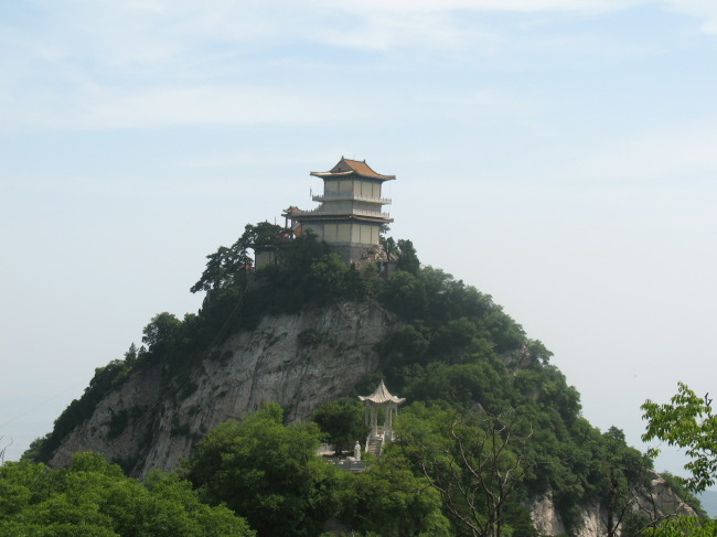 西安终南山南五台景区灵应台风光--
