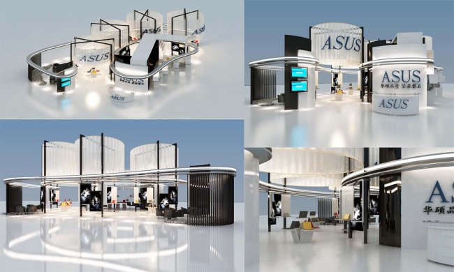 展示设计模型_展示设计模型全套图_空间模型设计图片