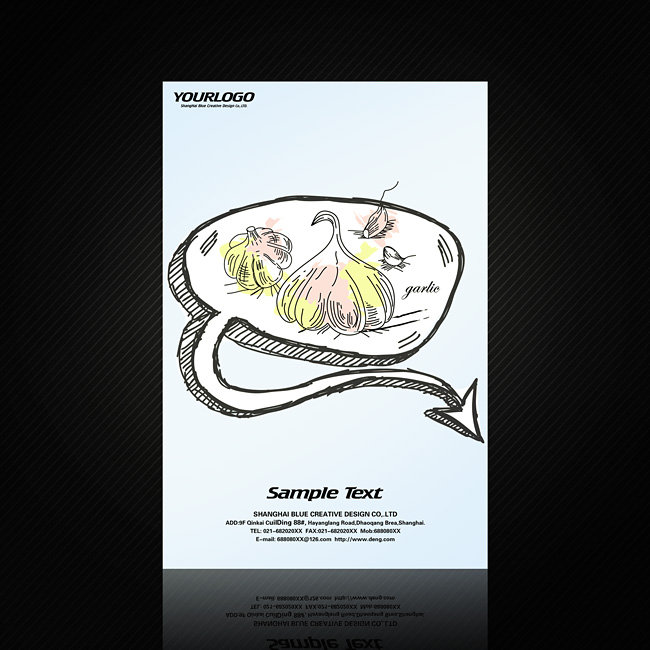 手绘创意展板模板a040-社区展板设计-展板设计