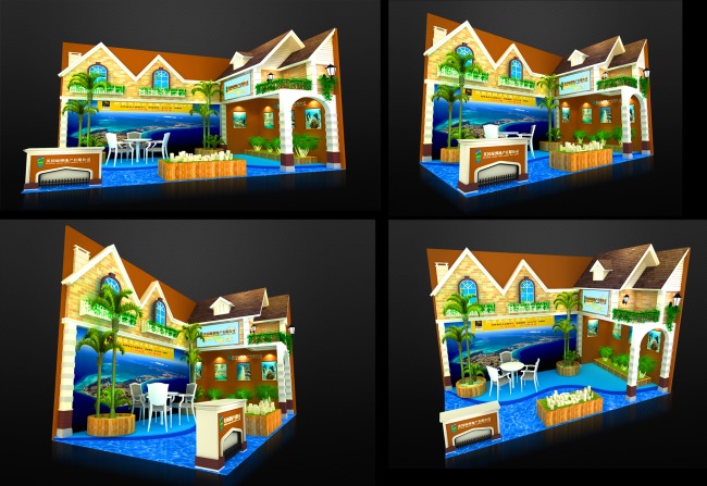 欧式展台(图片编号:010344344)