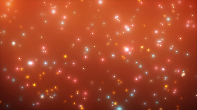 萤光粒子背景视频