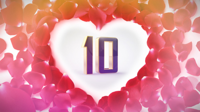 浪漫婚礼倒计时高清led背景素材