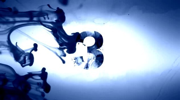 经典高清水墨3秒倒计时视频素材