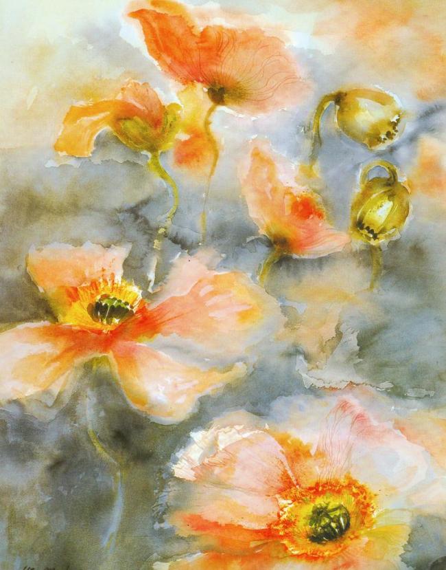 关键词: 油画花卉设计素材 油画花卉模板下载 油画花卉 油画 花卉