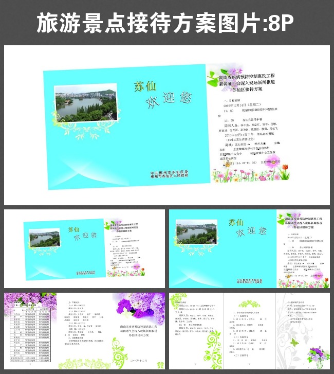 旅游景点接待方案图片-其它画册设计-企业画册