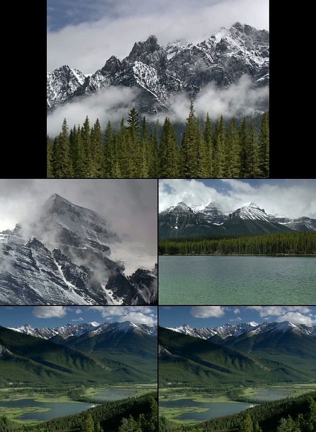 高清雪山美景led视频素材-led视频素材-动态视频素材