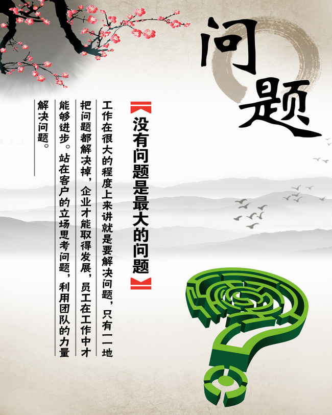 问题励志名言图片