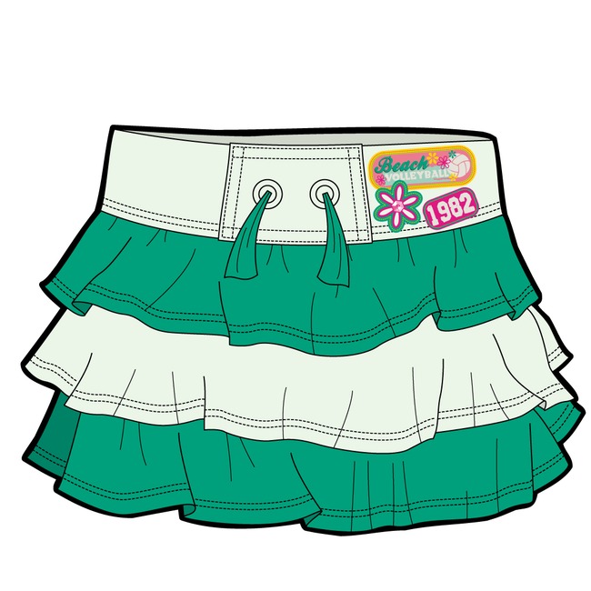 童装裙子矢量设计图