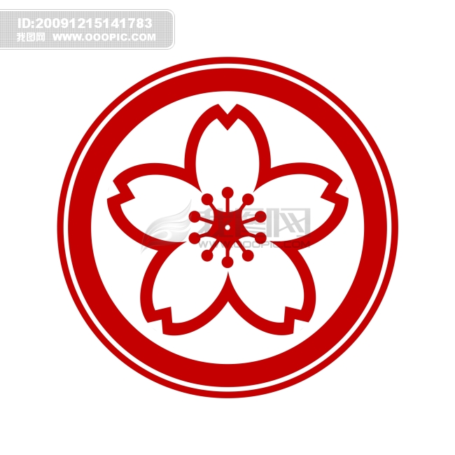 日本樱花图案psd素材6