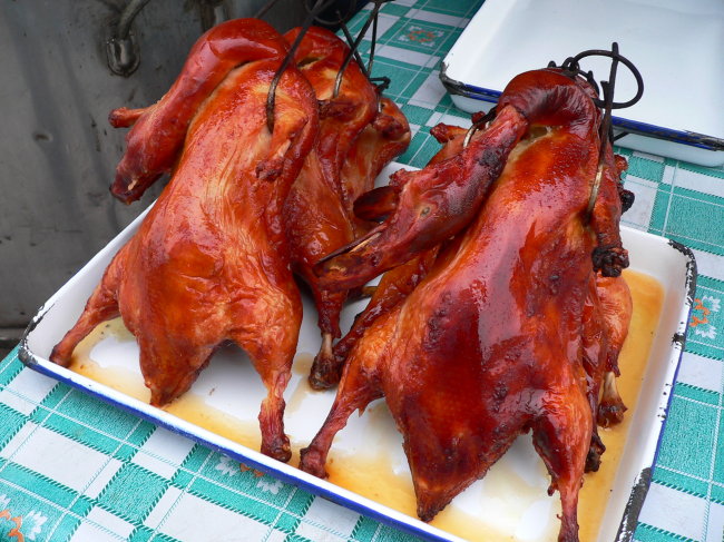 湖南哪里可以学免费加盟烤鸭学烤鸭的地方02