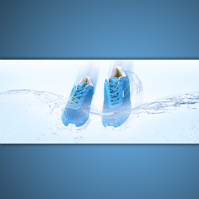 【psd】淘宝网店男子运动鞋海报模板psd素材设计