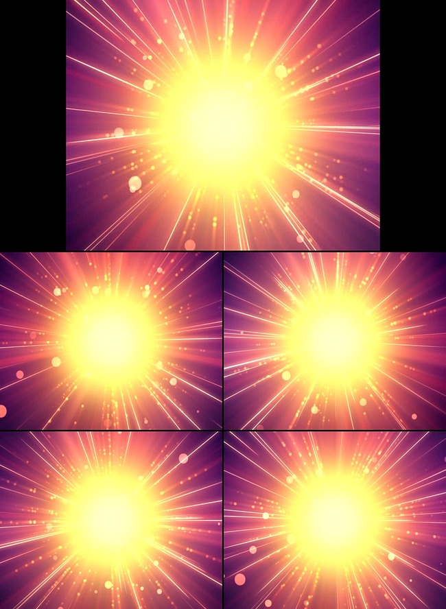 【avi】金色光芒特效视频素材