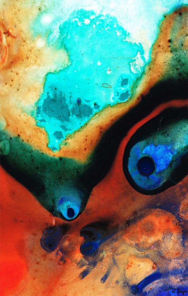 【jpg】红蓝抽象油画水韵