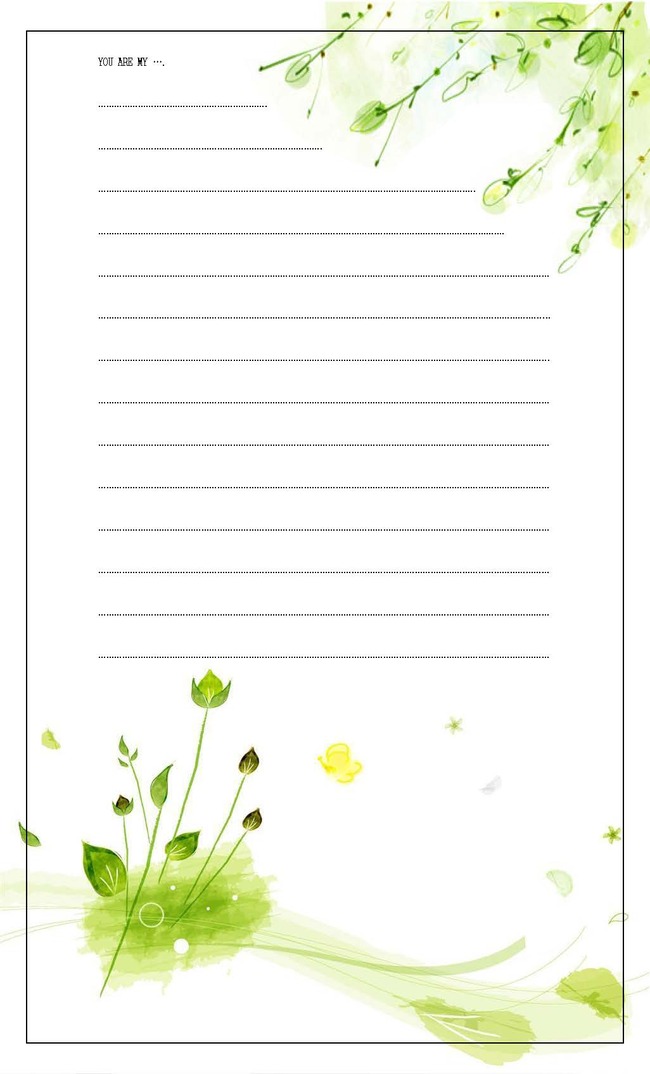 信签 信笺 笺纸 底纹 信纸 背景 信纸设计 信纸模板 信纸格式 word