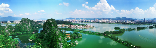 【jpg】广东肇庆星湖全景风景