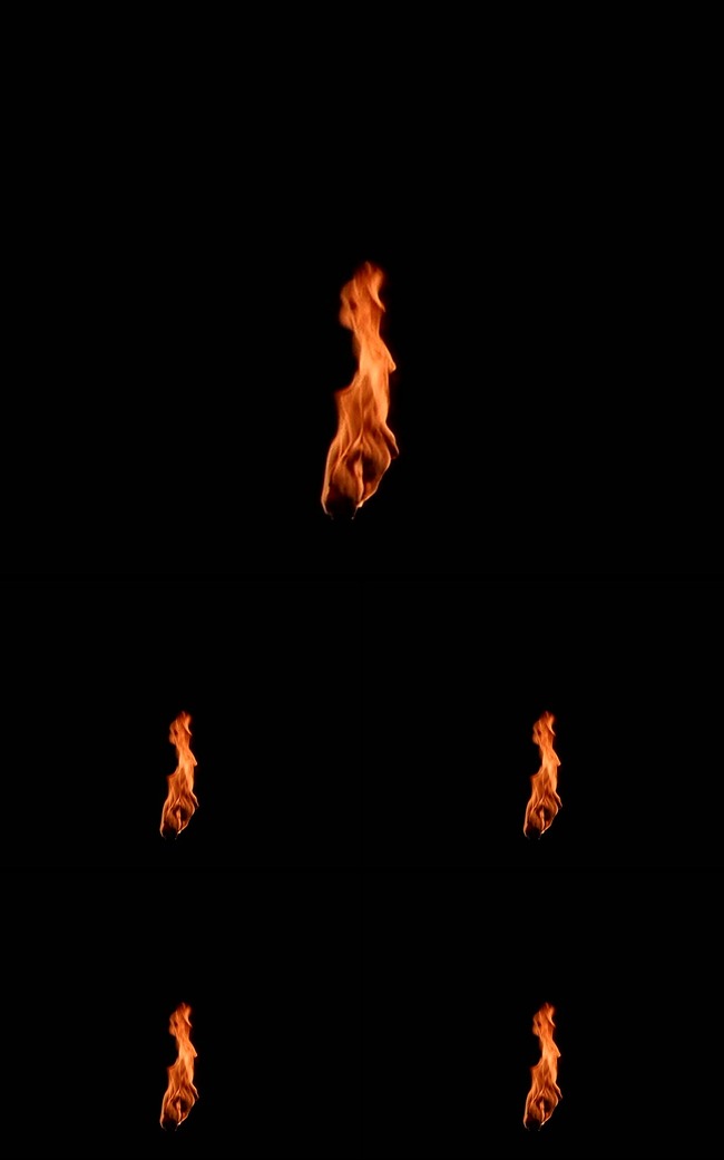【无】高清火把火焰视频